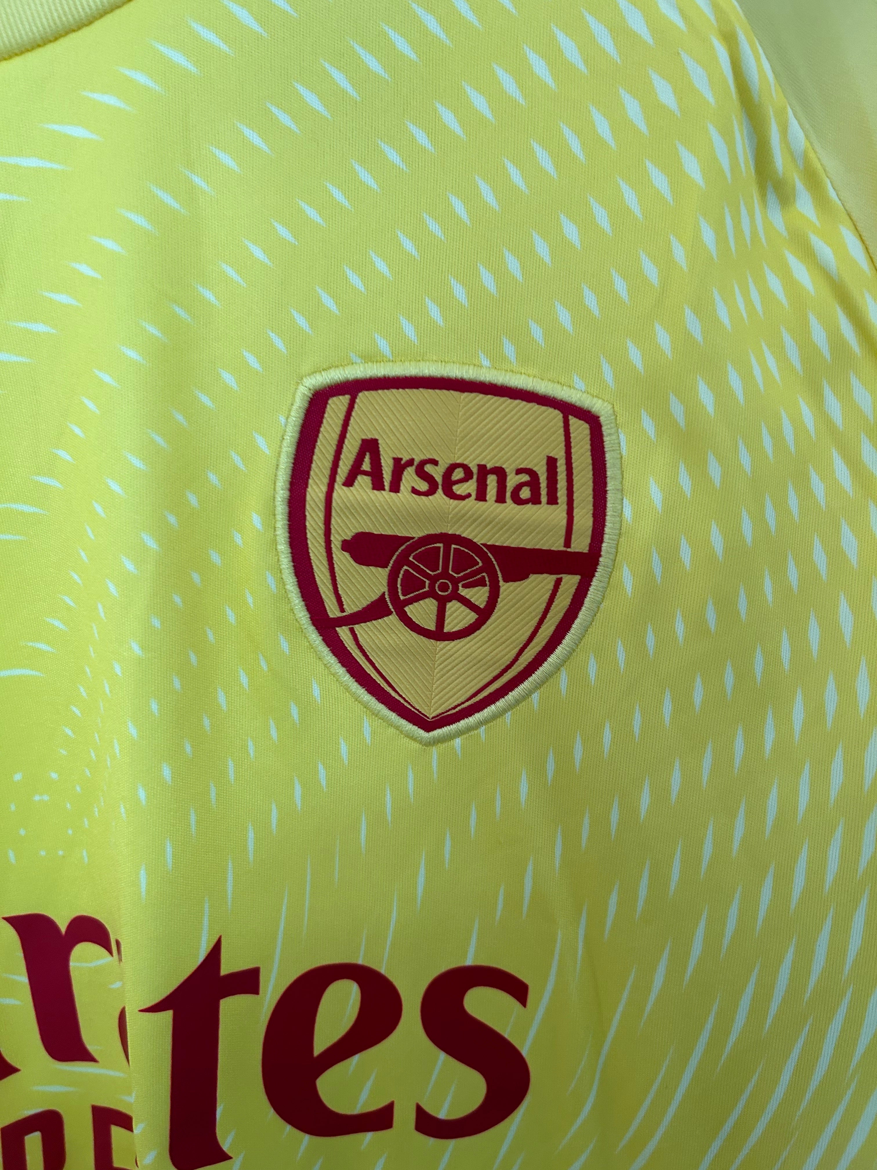 25-26 Arsenal Goalkeeper Light Yellow