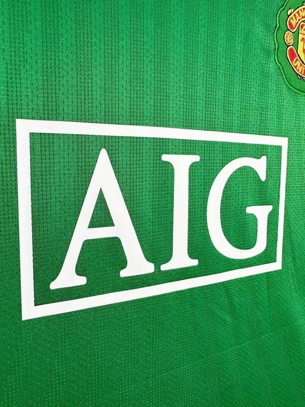 2007-08 Manchester United goalkeeper Green Long-Sleeve